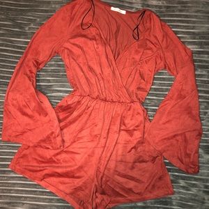 Small Long Bell Sleeve Romper